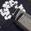 Spodnie Denim z prostym krojem „Cotton Wreath” z selvedge