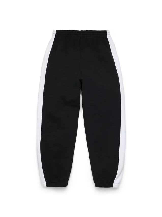 Spodnie dresowe Denim U z wstawkami – czarne