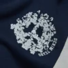 Spodnie dresowe Denim U z wstawkami – granatowe