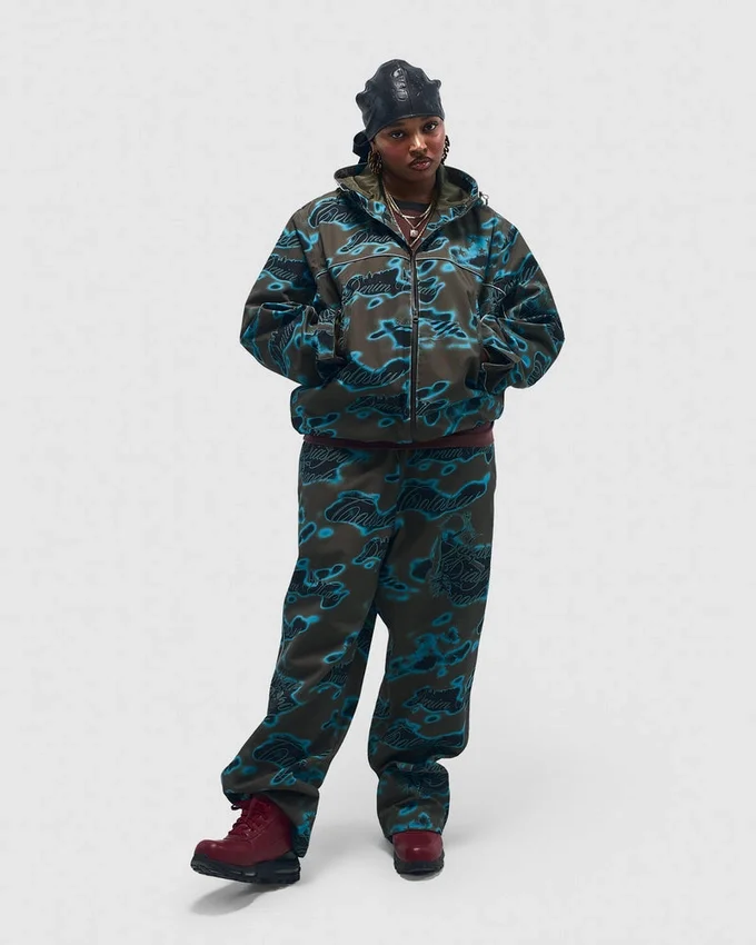 Spodnie wierzchnie Cloud Camo z klejonymi szwami