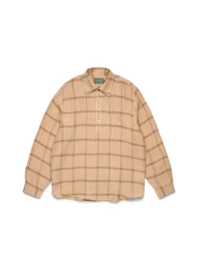 Sweter Overcheck w kolorze tan