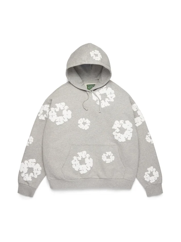 Szara Cotton Wreath Hoodie