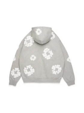 Szara Cotton Wreath Hoodie
