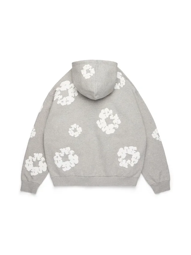 Szara Cotton Wreath Hoodie