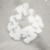 Szare szorty z nadrukiem „Cotton Wreath”