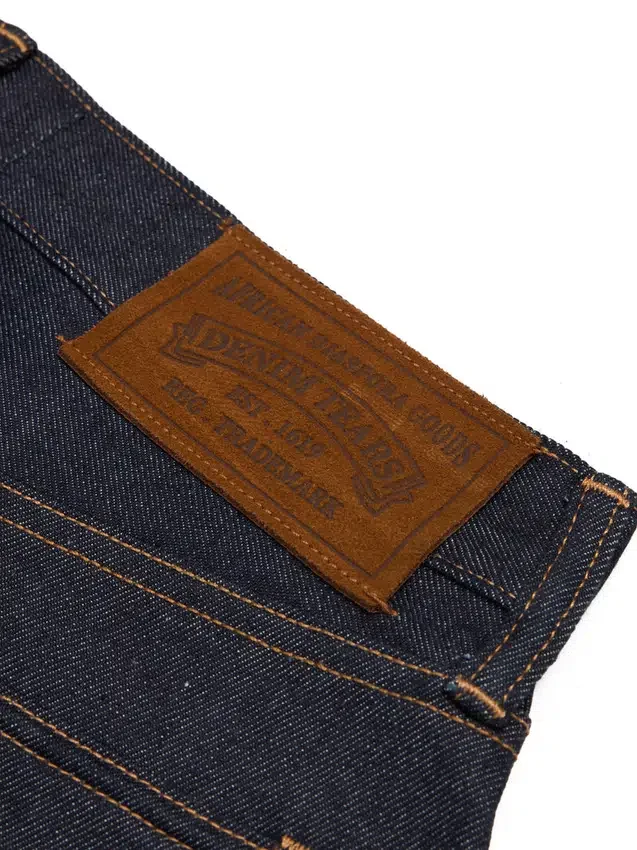 Szorty Denim „Cotton Wreath” z tkaniny selvedge
