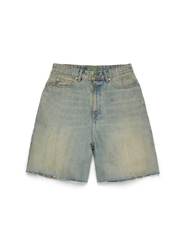 Szorty Denim w stylu „Dirty Wash”